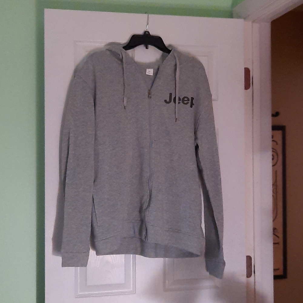 Unisex zip hoodie Jeep logo